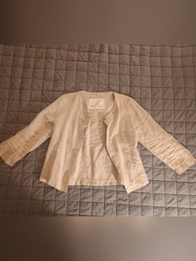 NotPERFECTLINEN cropped Jacket